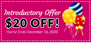Introductory offer banner